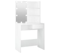 ""Automne/hiver 2025"" Coiffeuse avec LED - CLOUD - Pour femmes/filles - Blanc 74,5x40x141 cm FR784