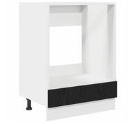 ""Automne/hiver""Armoire de four - Armoire bas de cuisine Colonne cuisine - avec stockage Riga Chêne noir 60 x 46 x 81,5 cm4436746