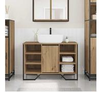 ""Automne/hiver"" Beige Cabinet de Lavabo avec stockage Chêne artisanal 91x35x60cm - Hauteur：60cm DEC2827521