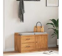 ""Automne/hiver"" Brun Banc de couloir SANDNES 87x40x50cm - bois de pin massif - Hauteur:50cm DEC6133090