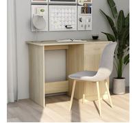 ""Automne/hiver"" Brun Bureau Chêne sonoma 100x50x76cm - bois d’ingénierie - Hauteur:76cm DEC4991036