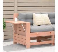 ""Automne/hiver"" Brun Canapé de jardin accoudoir avec table d'appoint massif douglas - Hauteur:70.5cm DEC8670355