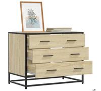 ""Automne/hiver"" Brun Commode chêne sonoma 70x41x56cm - bois d'ingénierie - Hauteur:56cm DEC9244480