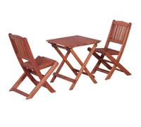 ""Automne/hiver"" Brun Ensemble de bistro 3 pcs pour enfants Bois d'eucalyptus solide - Hauteur:45cm DEC4473172