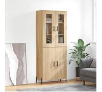 ""Automne/hiver"" Buffet Armoire haut Vaisselier - Buffet Pour Salon/Bureau - Chêne sonoma 69,5x34x180cm - bois d'ingénierie