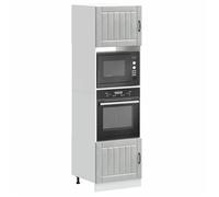 ""Automne/hiver"" Cabinet bas de cuisine - Grande espaces - Bahut de Rangement - Armoires de four 2 pièces ""Lucca"" Bois d'ingénierie