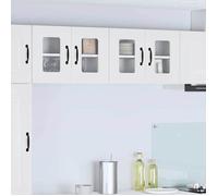 ""Automne/hiver"" Cabinet mural de cuisine - Grande espaces - Meuble Suspendu - Meuble mural de cuisine Blanc 60x31x40cm - bois d'ingé