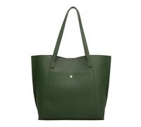 Automne/hiver couleur unie motif litchi grande capacité une épaule sac fourre-tout sac bandoulière bandoulière pour sacs, Vert, Taille unique
