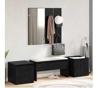 ""Automne/hiver"" Ensemble de meubles d'entrée 6 pcs Chêne noir 80x31x40cm Nove2267753
