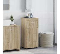 ""Automne/hiver"" Marron Cabinet de salle de bain TULUM Chêne sonoma 37x31.5x82cm - Hauteur：82cm DEC7369019