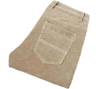 Automne Hiver Polaire Velours Côtelé Hommes Affaires Casual Pantalon Lâche Élastique Polaire Droite Épais Pantalon Velours Côtelé, Bt816h Khaki, 38