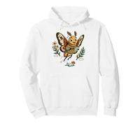 Automne Insect Art Fantôme Papillon Papillon Moth Cottagecore Sweat à Capuche