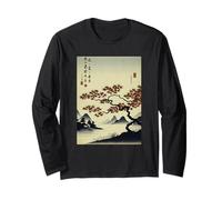 Automne, Minimaliste Japonais Ukiyo-e Block Manche Longue