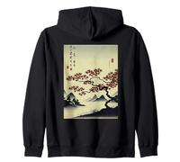 Automne, Minimaliste Japonais Ukiyo-e Block Sweat à Capuche