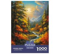 Automne Mountains and Wilderness Puzzle 1000 Pièces Educa Jouet Cadeau Unique De l'art De La Décoration intéressant Jeu Éduchatif Challenge Toy Adultes & Enfants des 14 Ans 70x50cm/1000pcs