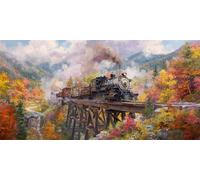 Automne Peinture par Numero Adulte Paysage Peinture Numero Adulte Enfant,DIY Paint by Numbers avec 60x120cm Toile + Acryliques + Pinceaux + Images de Référence,Decoration Chambre,Cadeau Femme,-fu58u