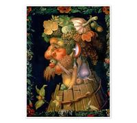 Automne Poster de Giuseppe Arcimboldo 13 x 18 cm Tableaux Décoration murale