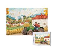 Automne Puzzle 300 Pièces Adultes Puzzle Ferme Classique, Activite Manuelle Adulte, Puzzles de Jeu Stimulants, Puzzles Impossible, Enjoy Activités de défi Familial pour Ies Soirées de Jeu,p295t