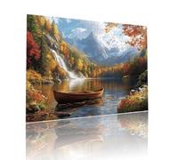 Automne Puzzle Adulte 300 pièces Educa Puzzles Classiques Impossible Bateau Je m'emmerdais Qualité Supérieure Mystery Challenge, avec Inclure Colle, pour Adultes et Enfants Jeu éducatif 38x52cm t-841