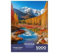 Automne Puzzle Classique Perspective 1000 Pièces De Puzzle Papier pour Adolescents Facile À Assembler Résistant À La Déchirure Nouveau Modèle Haute Qualité 52x38cm/1000pcs