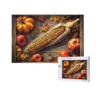 Automne Puzzle Jour De Thanksgiving 5000 Pièces Adultes,DIY Puzzles Art avec Boîte d'emballage et Photos de Référence,Relaxation/Soulagement du Stress/Jeux Amusants,Creatif Cadeau pour Femme M-1094