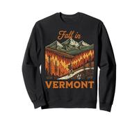 Automne Randonnée Vermont Automne Montagne Paysage Souvenir Sweatshirt