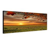 Automne Toscane feuillus soleil 150 x 50 cm écran large comme panoramique sur toile et châssis prêt à suspendre - Nos Écran large comme panoramaer sur toile offrent ungewöhnlichen formats et le extrêmement Impression en jusqu'à 100 Mega Pixels Panorama Photos en haute résolution détaillées. afin garantir nos un fantastique image Impression images, couleurs lumineuses et des détails précis. En Allemagne, qualité