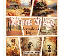 Automne Vintage Scrapbook Paper Trésors de Scrap': Feuilles de papier, couleurs de haute qualité pour scrapbooking, à découper