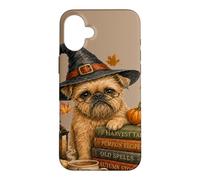 Automnes Livres Le Chien Griffons de Bruxelles et Coque pour iPhone 16 Plus