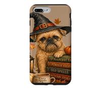 Automnes Livres Le Chien Griffons de Bruxelles et Coque pour iPhone 7 Plus/8 Plus