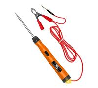 Automobile 6V 12V 24V Testeur Electrique Stylo Testeur de Tension avec écran LCD, Test de Polarité,Lampe,Testeur Fusible Voiture