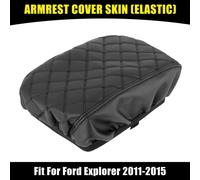 Automobile Accoudoir Tampon Microfibre Cuir Centre Console Couverture Noir
