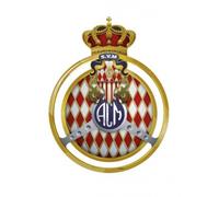 Automobile club Monaco logo autocollant plaque sticker - Taille : 12 cm