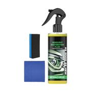 Automobile Headlight Cleaner, Restoration Liquid 100ml, Visibility Solution with Compact Build, Maintenance Accessory with Sturdy Details, 100 ml Vehicle Equipment, Workshop Organizer for Drivers