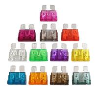 Automobile Mini lame moyenne Fuse200PCS lame de ZINC fusible automatique ATC fusible 1A 2A 3A 5A 7.5A 10A 15A 20A 25A 30A 35A 40A 45A 50A Câblage de protection (Color : M, Size : 200pcs-5A)
