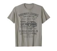 Automobile Nostalgia Classic Cruise-in Design Vieilli T-Shirt