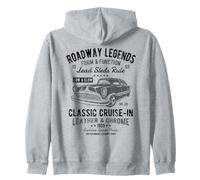 Automobile Nostalgia Voiture Classique Cruise-in Design Vieilli Sweat à Capuche