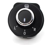 Automobile Pièces Compatible Avec VW Pour Polo 6R 2011-2016 Bouton Réglage Du Commutateur Rétroviseur Latéral Arrière Interrupteur De Rétroviseur De Voiture 6RD 959 565B 6RD959565B