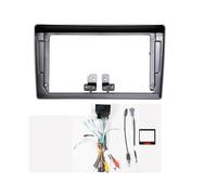 Automobile Radio Fascias Android GPS MP5 Stéréo Lecteur Unité Principale Panneau Tableau Bord Cadre Installation pour Peugeot 407 2005-2008 Cadre de façade Radio(407XP Grey)