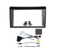 Automobile Radio Fascias Android GPS MP5 Stéréo Lecteur Unité Principale Panneau Tableau Bord Cadre Installation pour Peugeot 407 2005-2008 Cadre de façade Radio(407RZC Black)