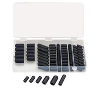 Automobile Replacement Carburetor Caps, 80 Pieces Rubber Flexible Vacuum Caps in Various Sizes (3/16, 5/32, 7/32, 1/4, 5/16, 3/8 Inch) for Carburetor Manifold and Vacuum Lines