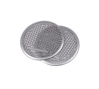 Automobiles Intérieurs Pour Alfa Pour Romeo Pour Giulia 2017 Garniture De Couvercle De Haut-parleur De Porte Chromée En Alliage D'aluminium