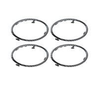 Automobiles Intérieurs Pour Ford Pour Focus 2 MK2 2005-2013 Automobiles Garniture Climatisation Voiture Décoration Sortie Anneau Circulaire Autocollant(4 x Carbon Fiber)