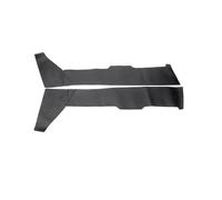 Automobiles Intérieurs Pour Mazda Pour CX-5 2017 2018 Garniture De Panneau De Porte Intérieure En Cuir Microfibre(FrontBlack-Black)