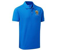 Automobili Lamborghini Polo léger de style classique bleu pour homme, bleu, XL