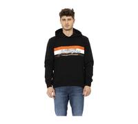 Automobili Lamborghini - Sweat à capuche de luxe avec poches zippées - Homme - Sweatshirts et sweats à capuche - Noir - Taille: M