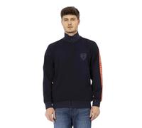 Automobili Lamborghini - SweaT-shirt Bleu avec Fermeture Éclair et Détail de Manche - Homme - Sweatshirts et sweats à capuche - Bleu - Taille: M