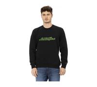 Automobili Lamborghini - SweaT-shirt col rond avec impression frontale - Homme - Sweatshirts et sweats à capuche - Noir - Taille: XL