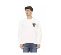 Automobili Lamborghini - SweaT-shirt col rond avec logo imprimé - Homme - Sweatshirts et sweats à capuche - Blanc - Taille: S