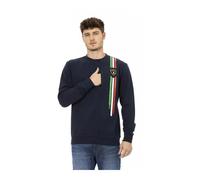 Automobili Lamborghini - SweaT-shirt Col Rond Drapeau Italien - Homme - Sweatshirts et sweats à capuche - Bleu - Taille: L